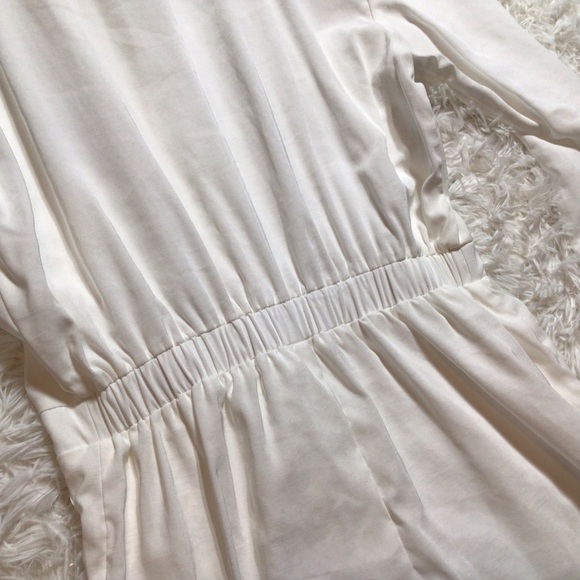 L’Academie Dylan Romper Revolve White Medium Lightweight Twill Spring Summer S * - Picture 7 of 10